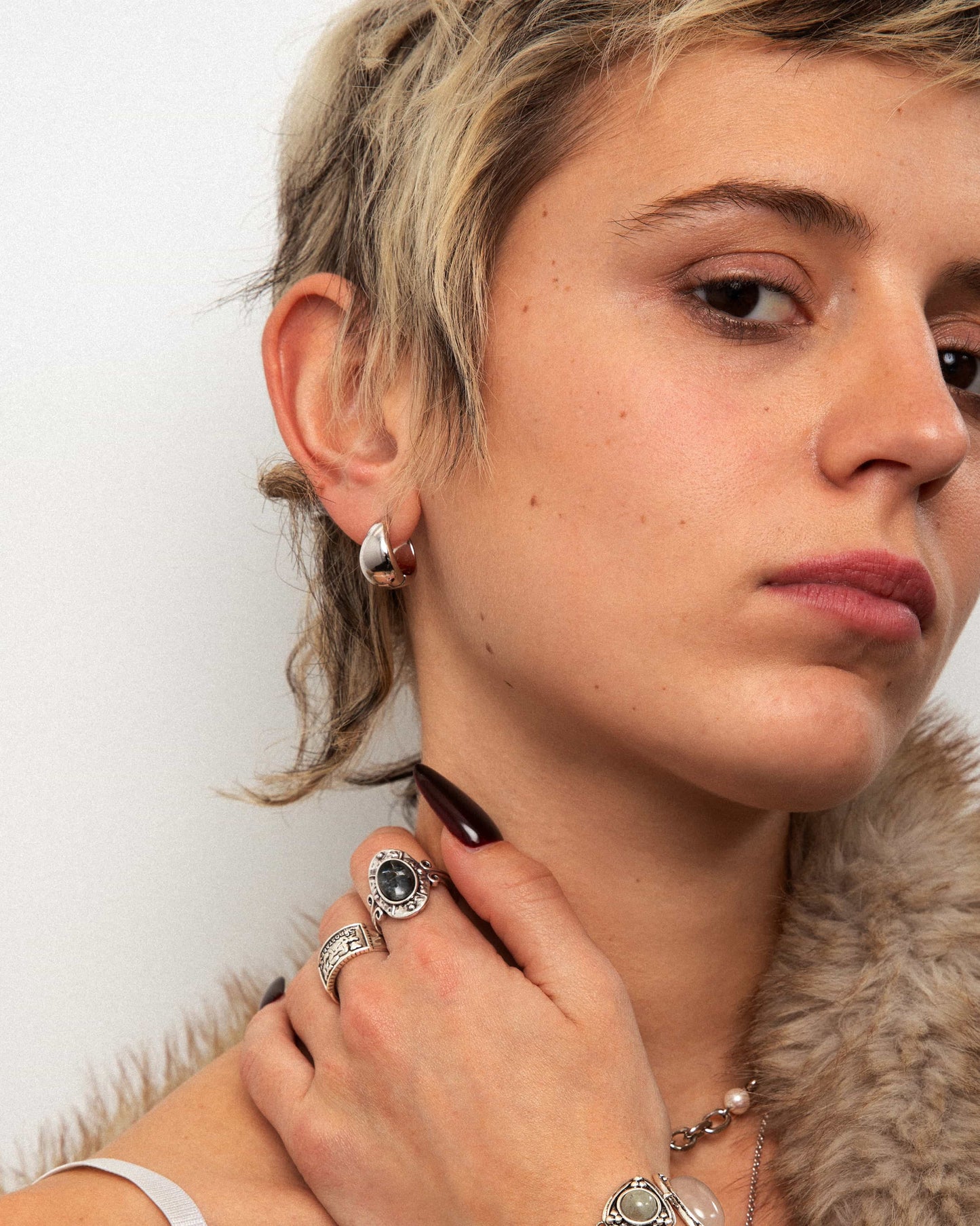 Silver Waterdrop Earrings