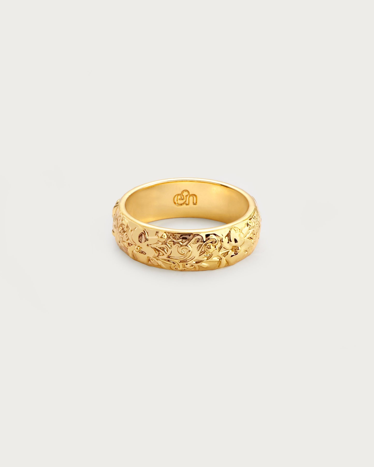 Serenade of Orchid Ring in Silver