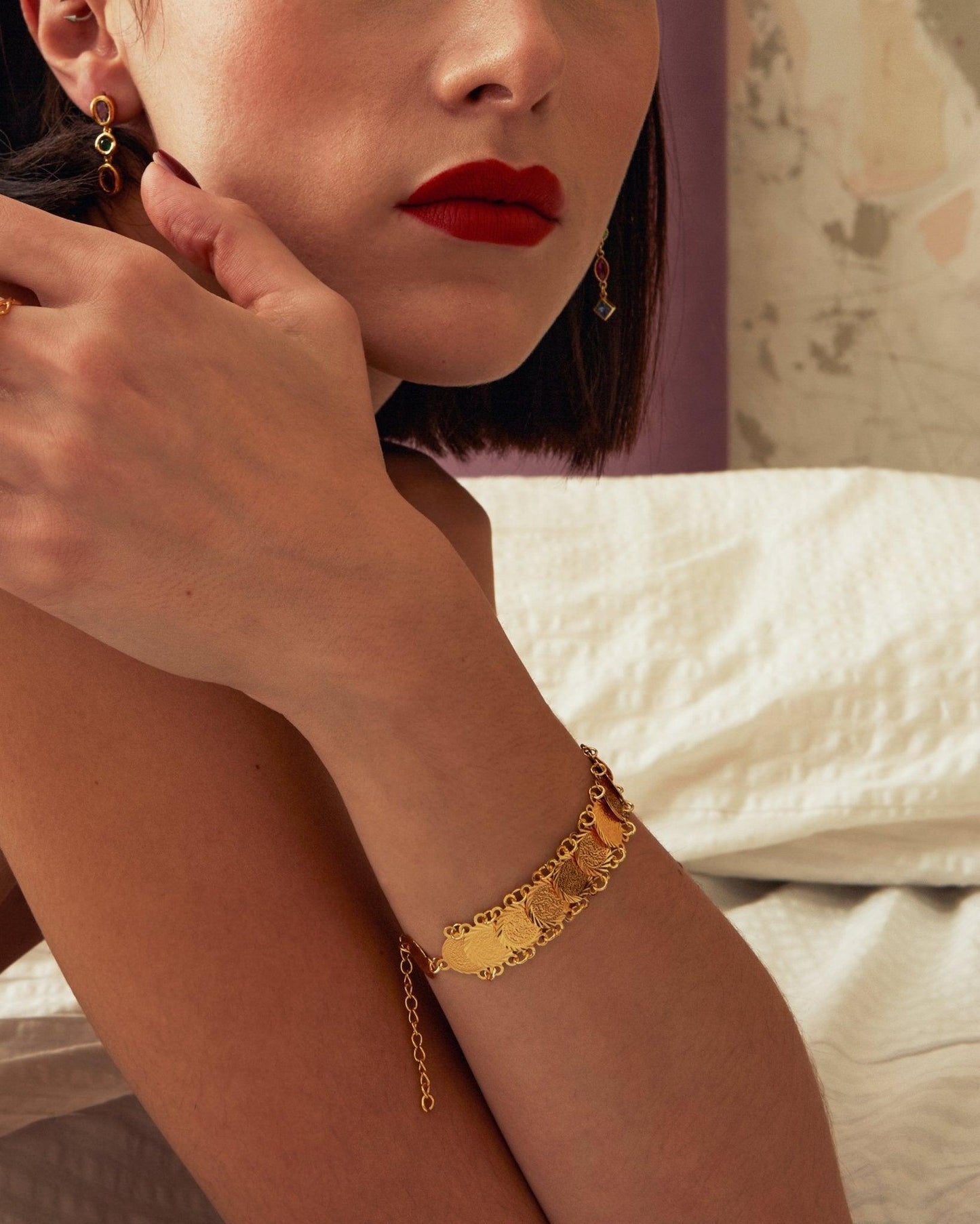 Gold Coin Bracelet