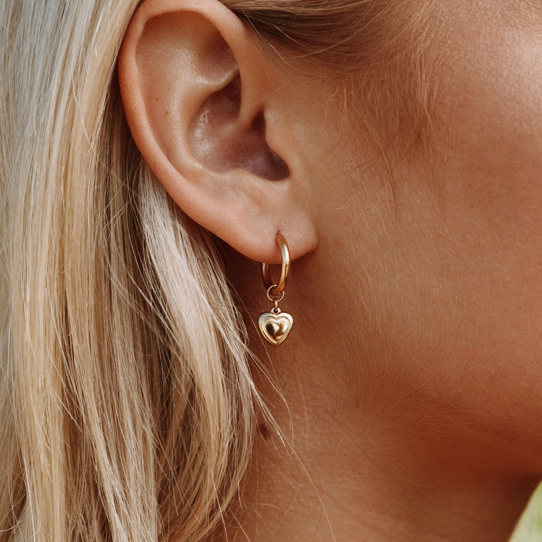 Boucles d'oreilles coeur