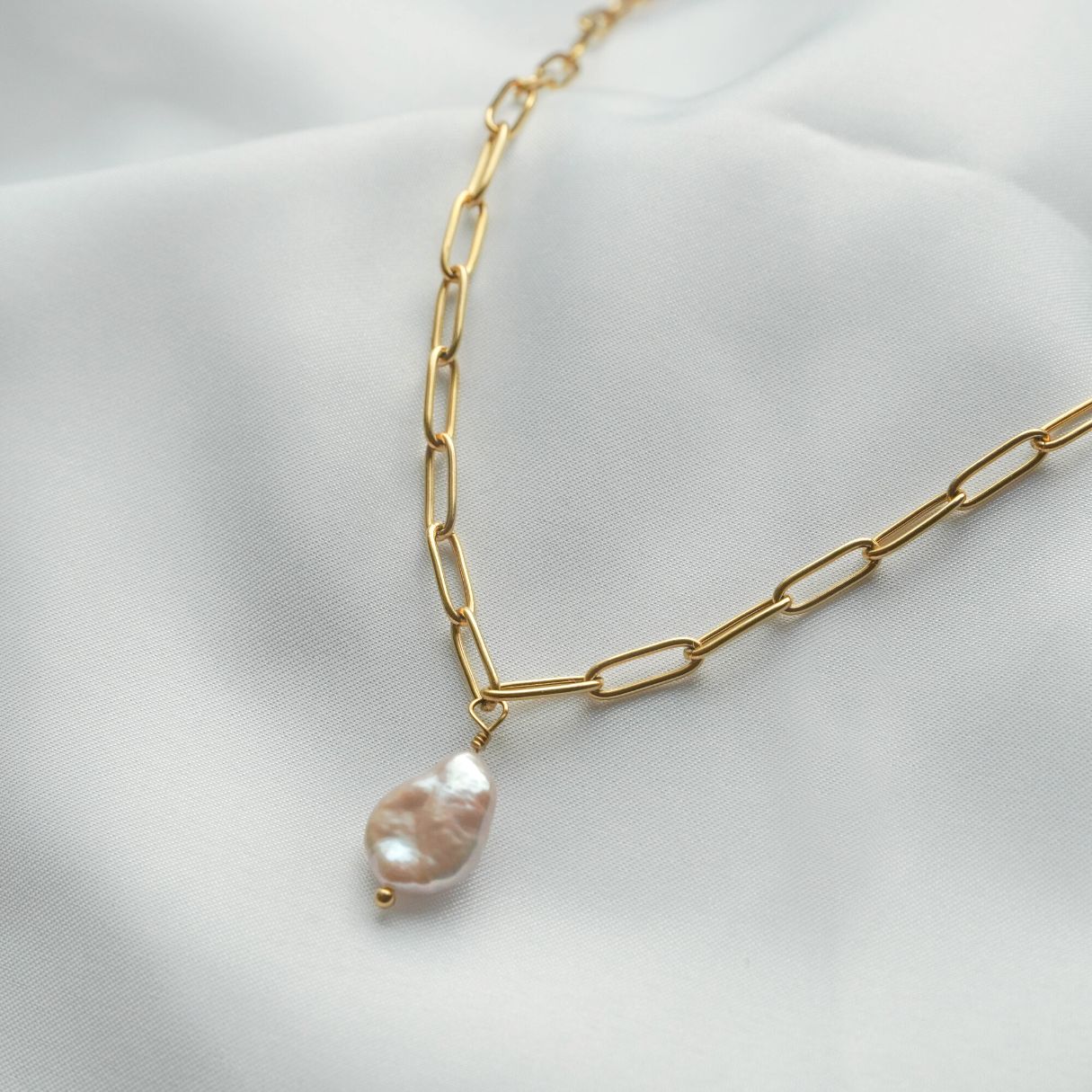 Collier de perles Keshi