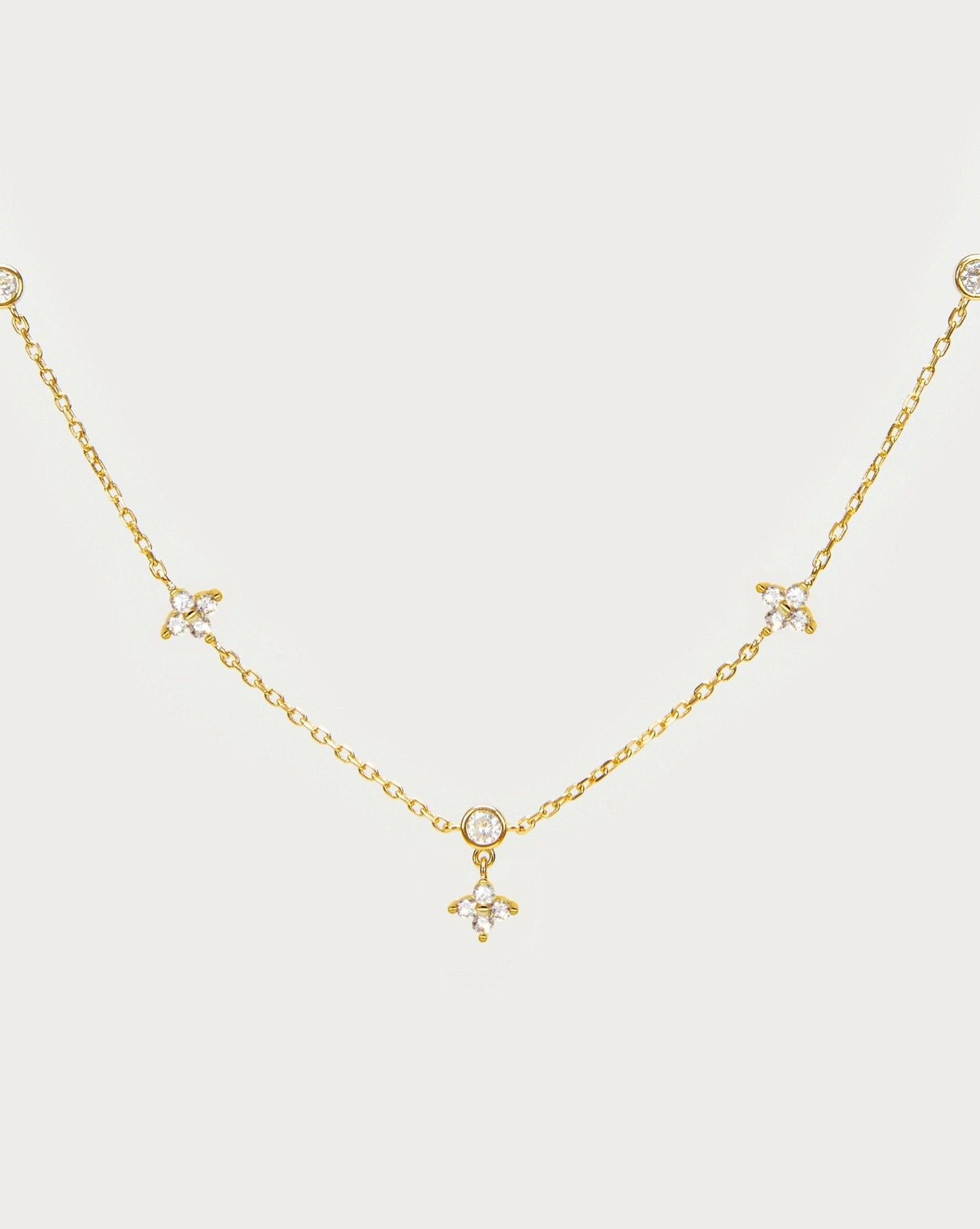 Lucky Clover Necklace in Gold