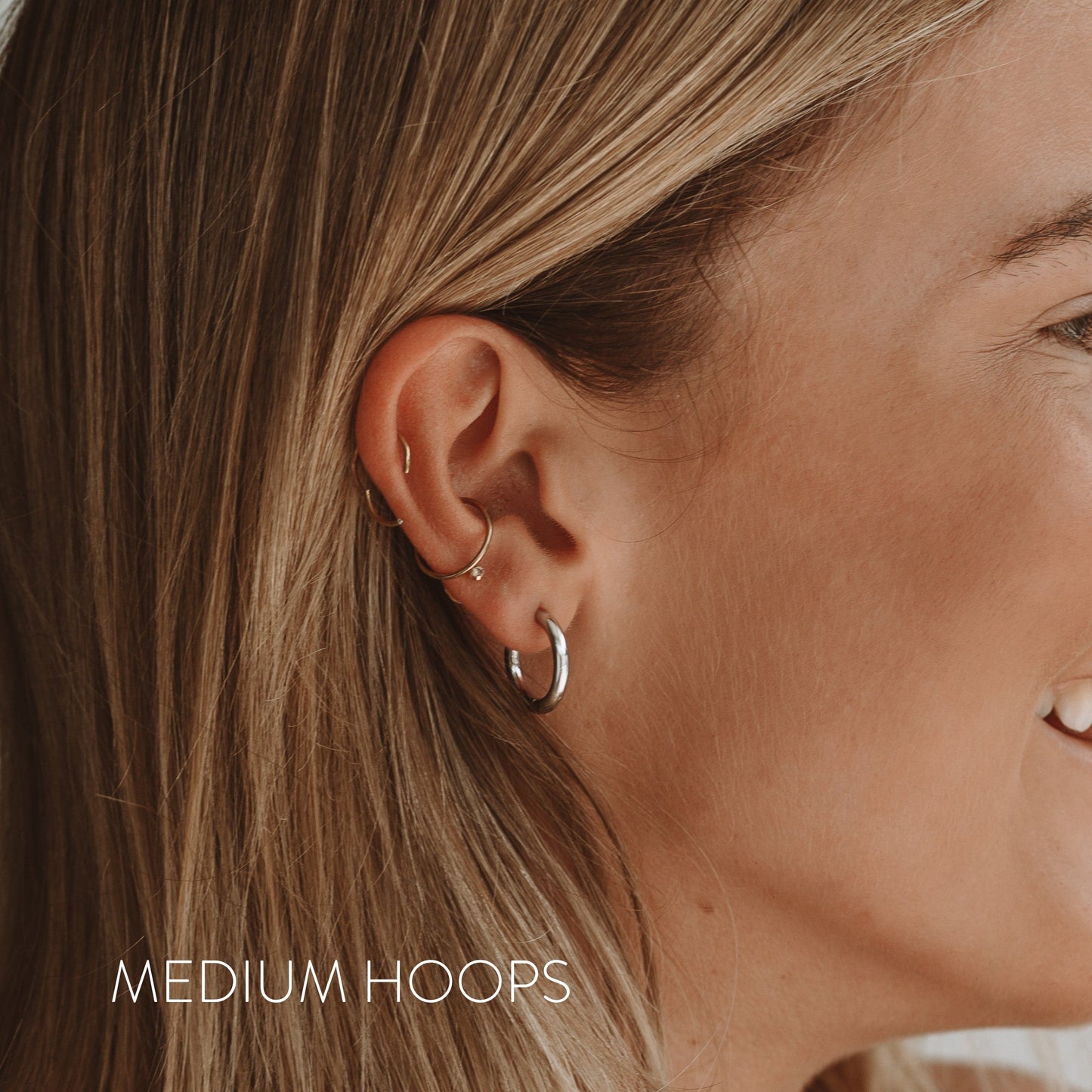 Boucles d'oreilles créoles classiques