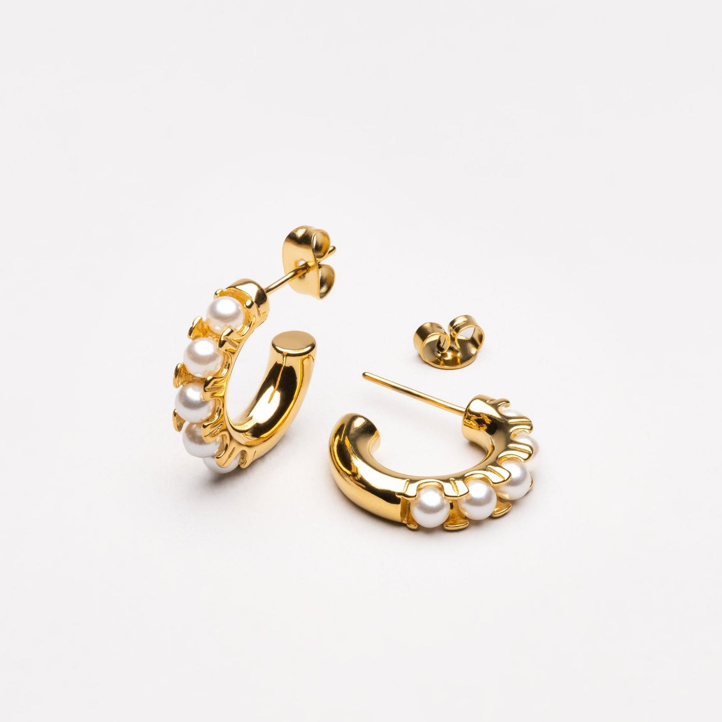 Boucles d'oreilles mini-perles Huggies