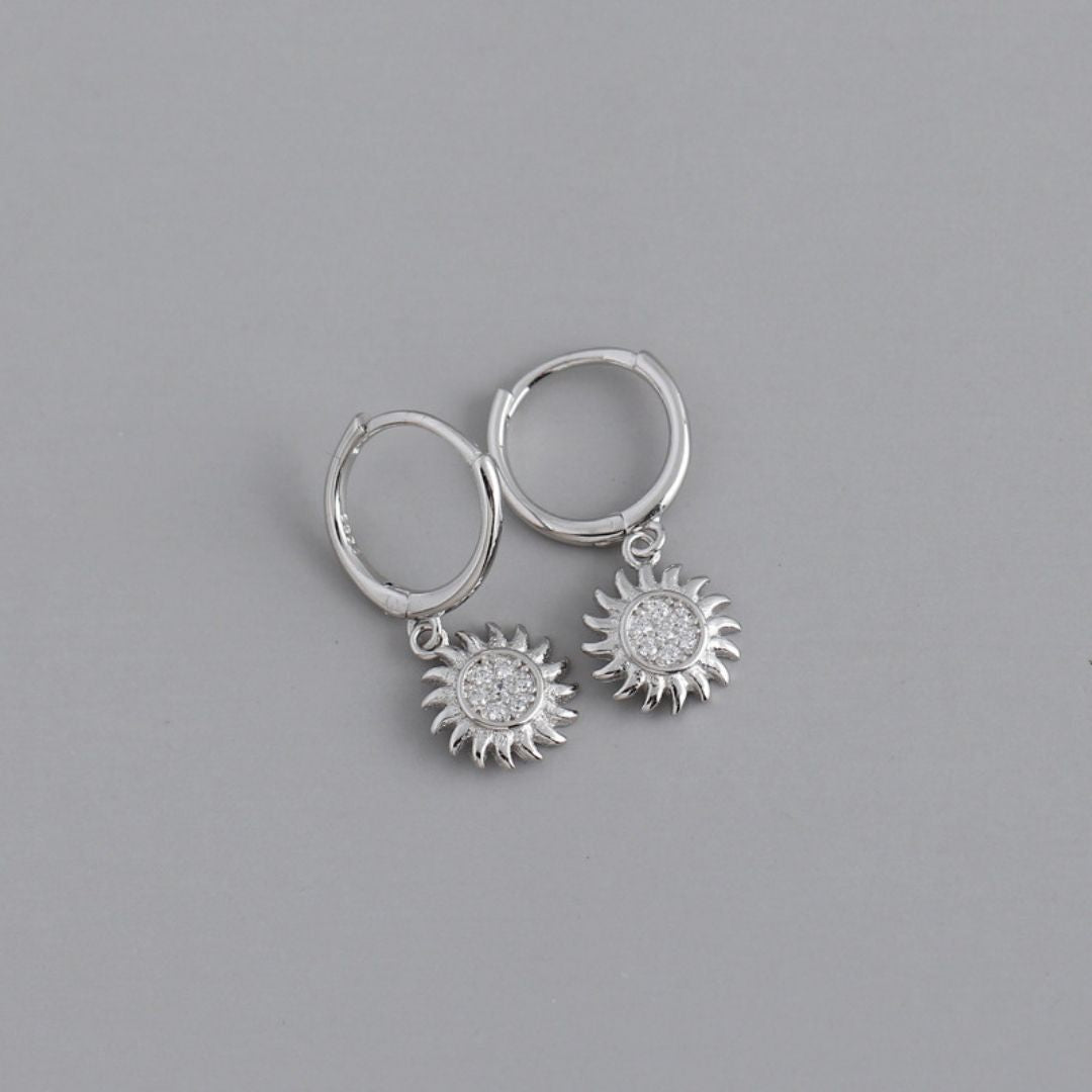 Boucles d'oreilles créoles Hélios