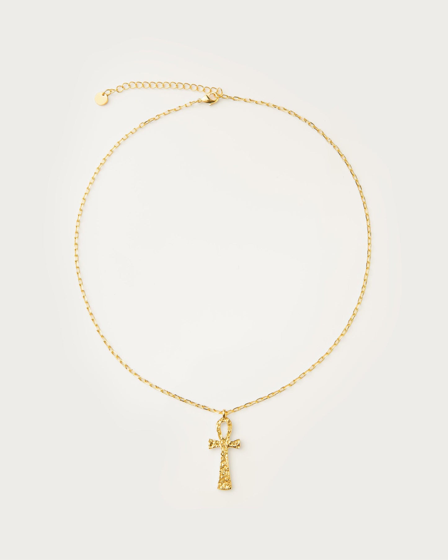 Textured Ankh Necklace