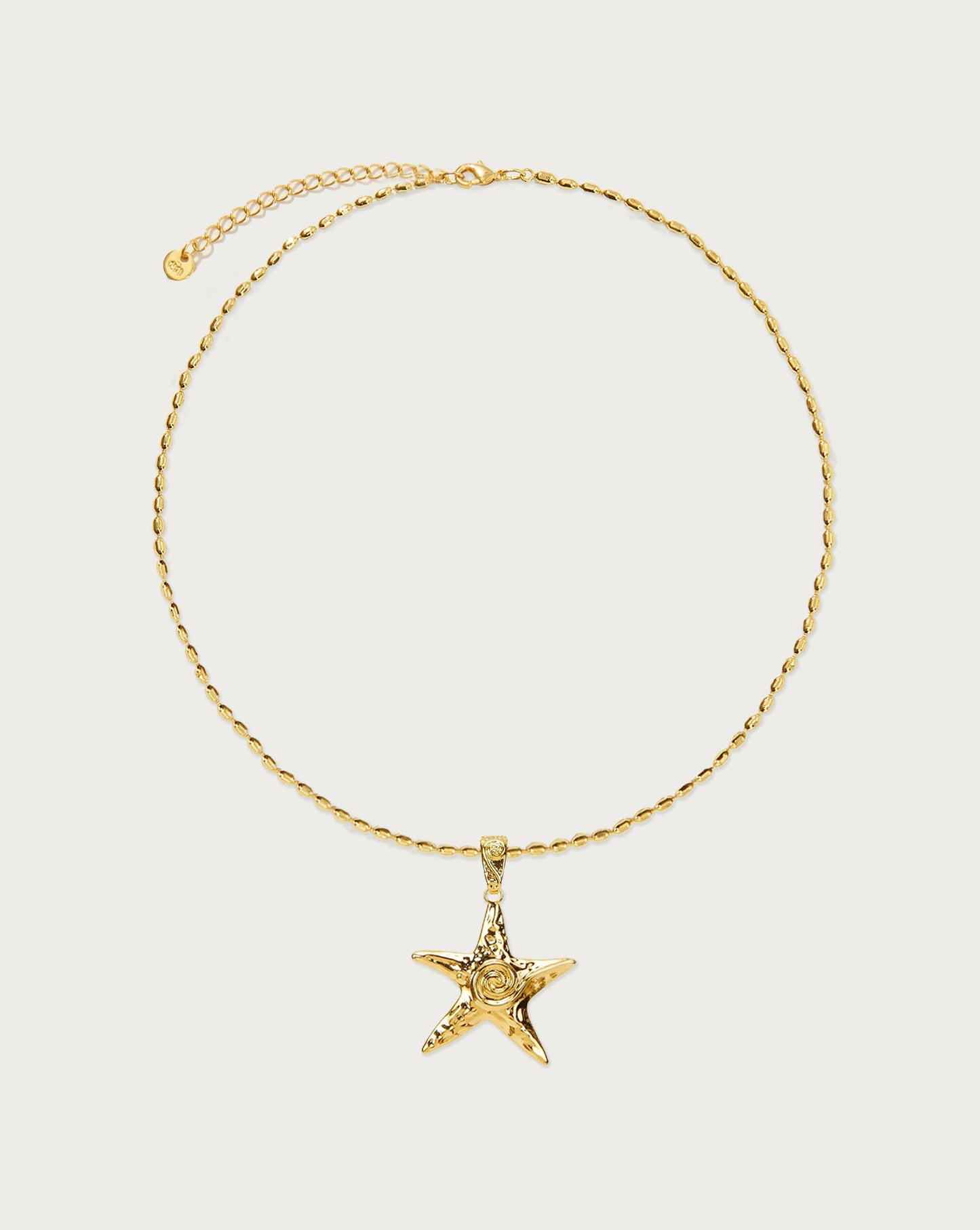 Gold Starfish Necklace