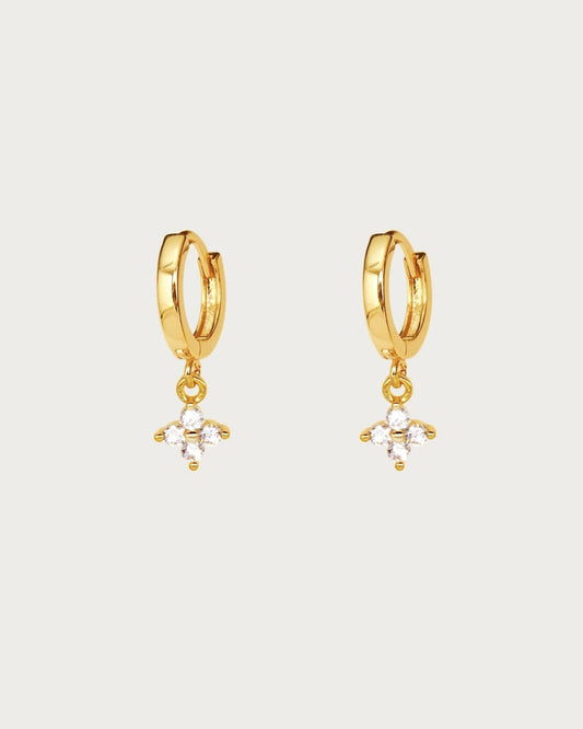 Clover Mini Hoop Earrings