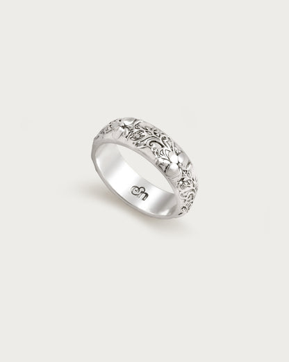 Bague Sérénade d'Orchidée en Argent