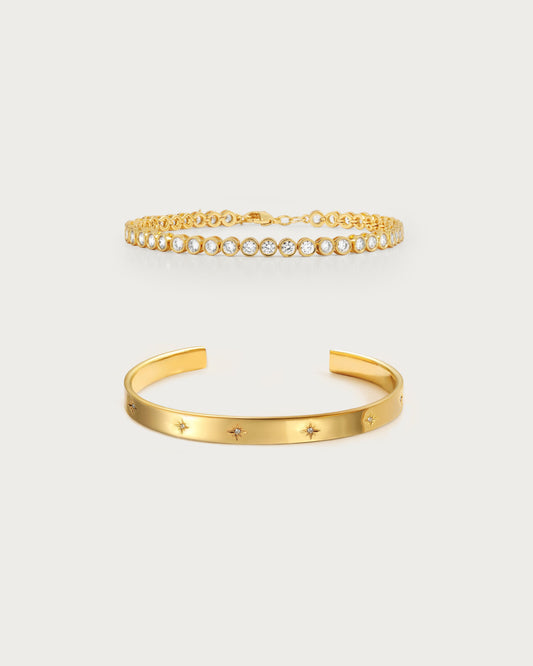 Ensemble de bracelets de tennis
