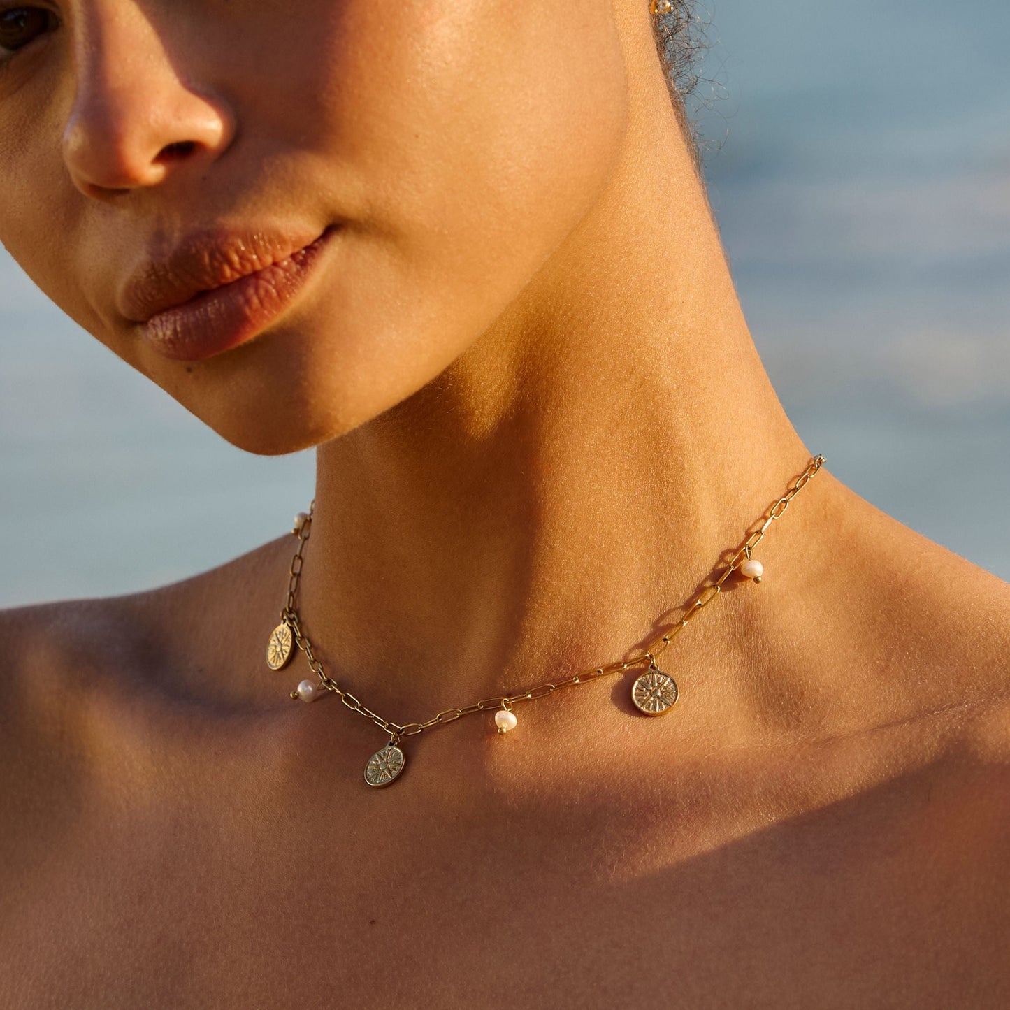 Collier ras du cou Golden Hour 