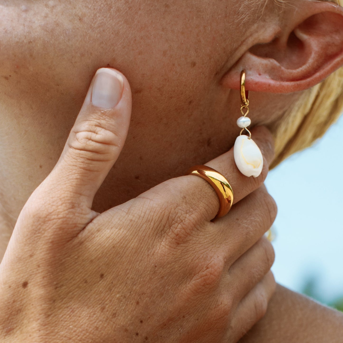 Bague en forme de dôme