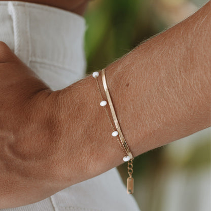 Bracelet à plusieurs niveaux « Santorin »