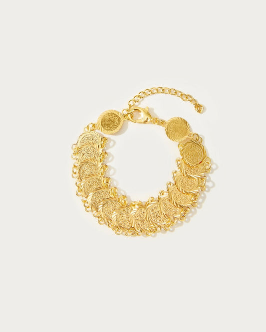 Gold Coin Bracelet