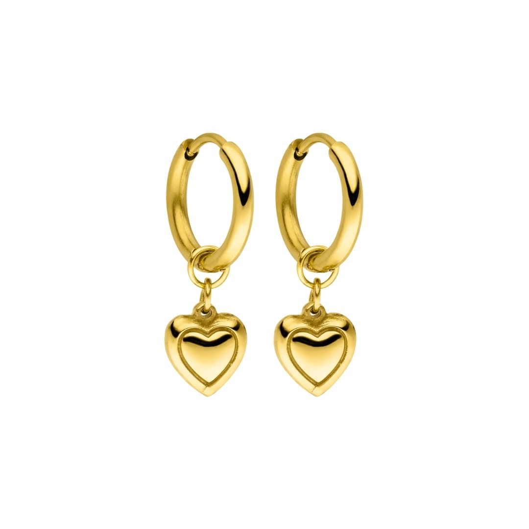 Boucles d'oreilles coeur 