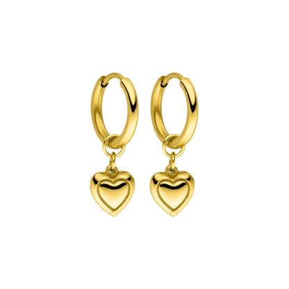 Boucles d'oreilles coeur 