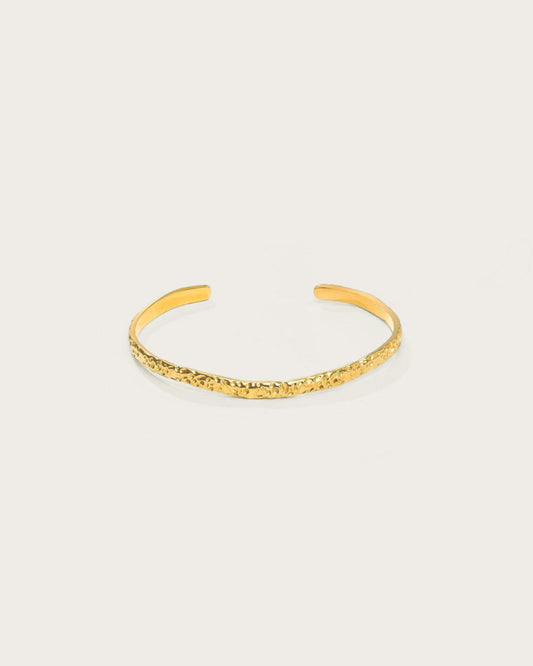 Gold Textured Bangle