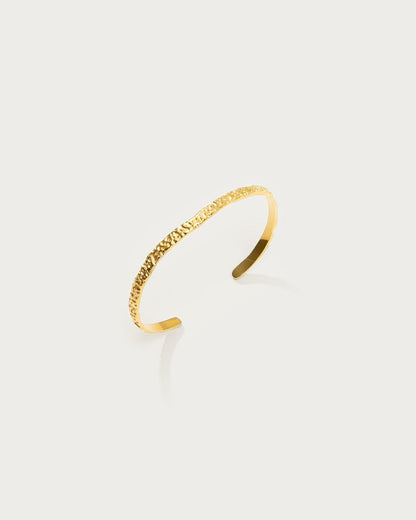 Gold Textured Bangle