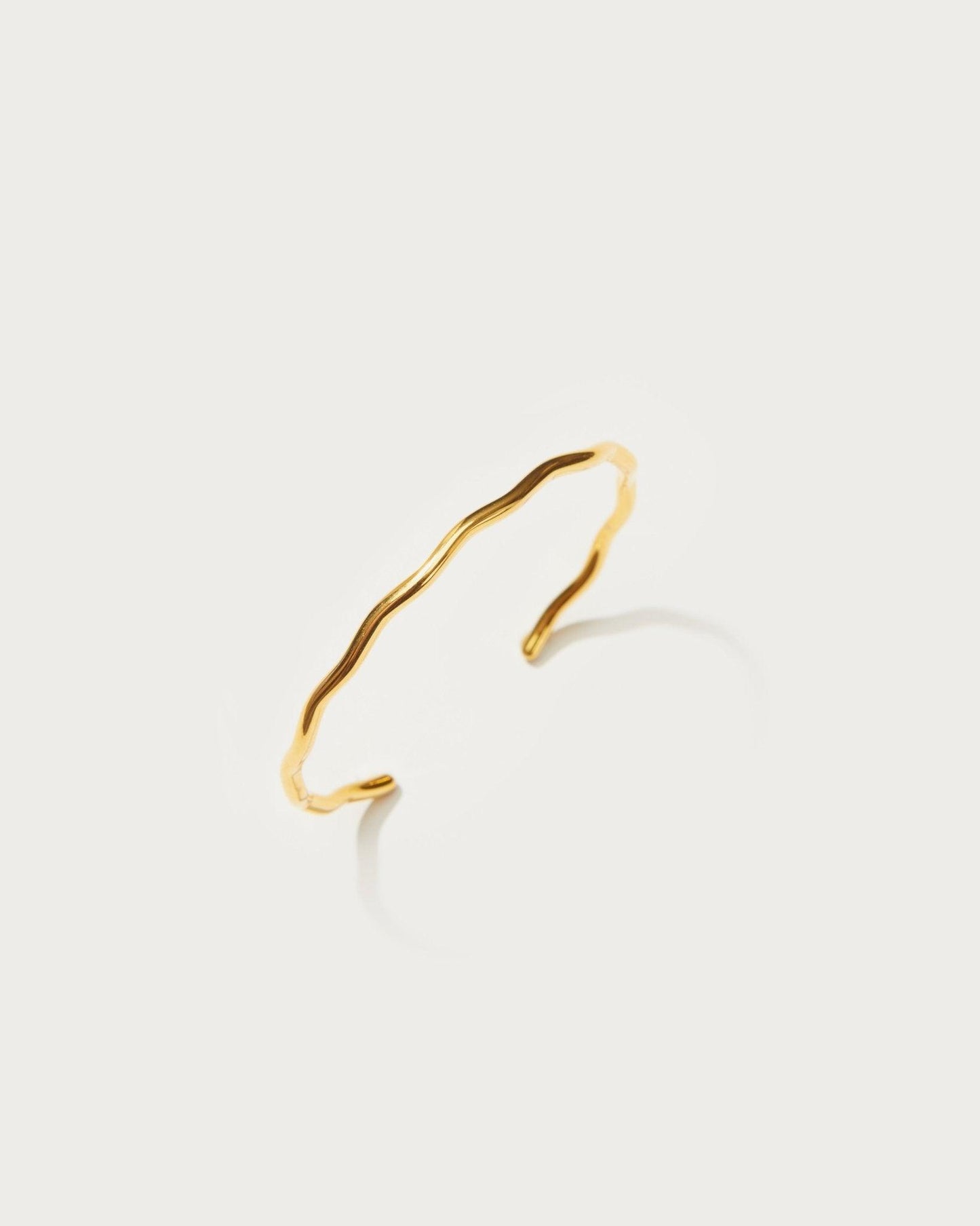 Golden Wave Bangle