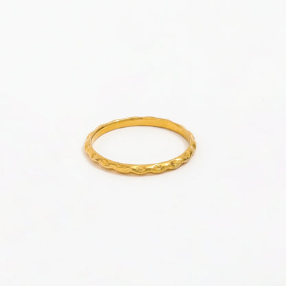 Bague martelée 