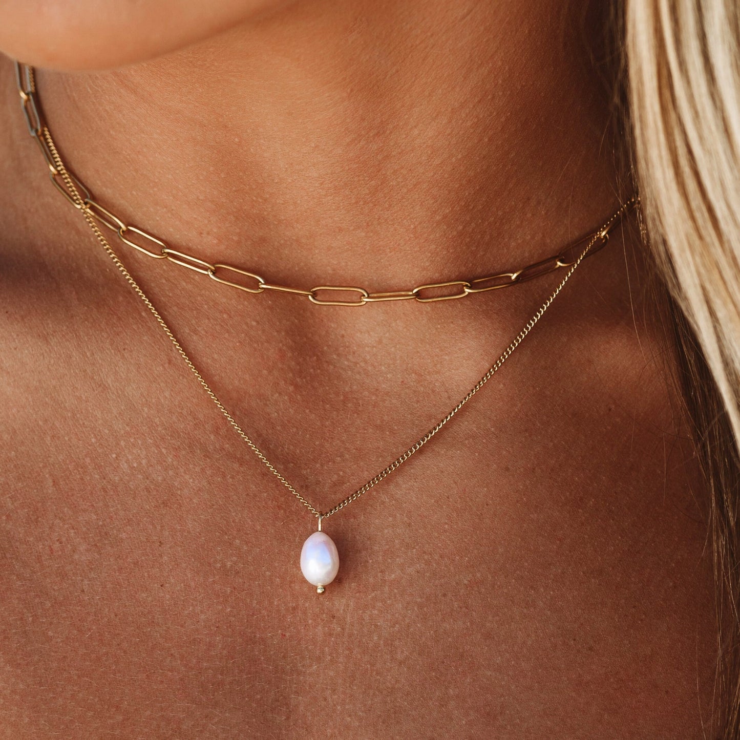 Collier de perles superposées « Isla »