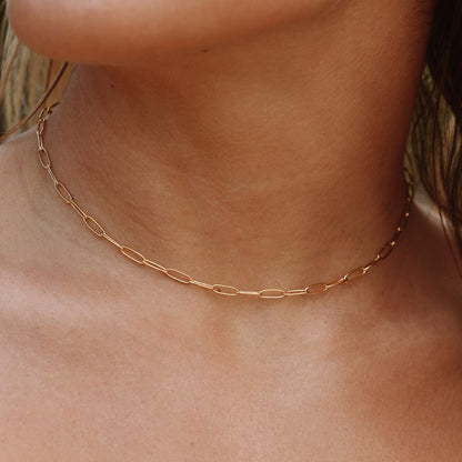 "Cozumel" Paperclip Choker