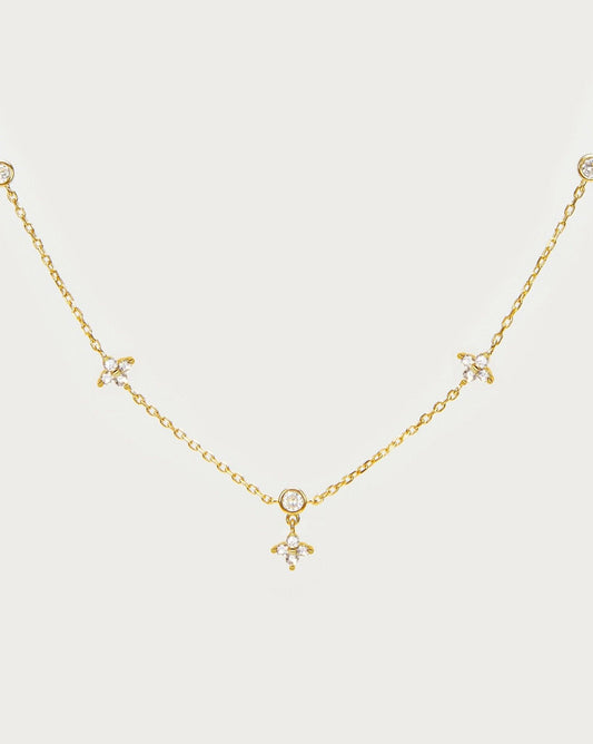 Lucky Clover Necklace in Gold