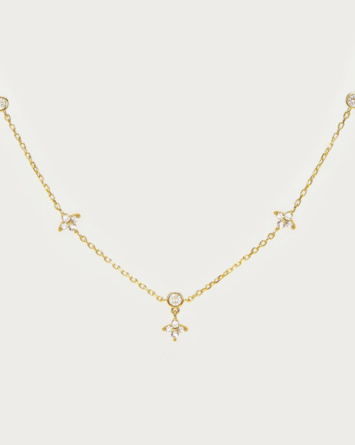 Lucky Clover Necklace in Gold