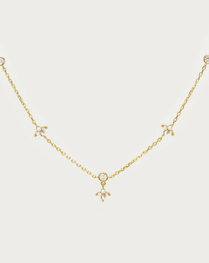 Lucky Clover Necklace in Gold