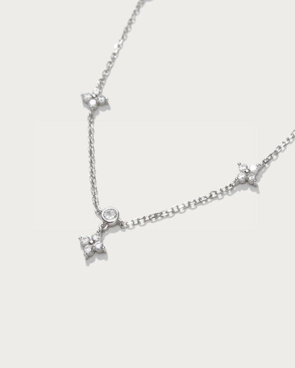 Collier Trèfle porte-bonheur en argent