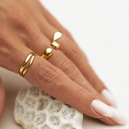 "Breeze" Double Ring