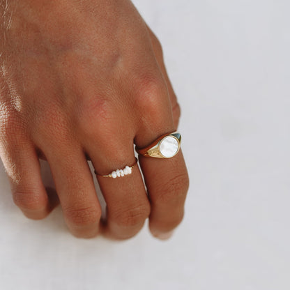 Mother Of Pearl Ring