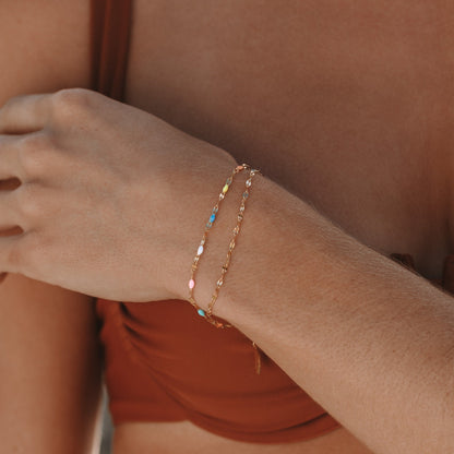 Rainbow Dainty Bracelet