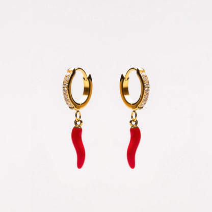 Boucles d'oreilles piment