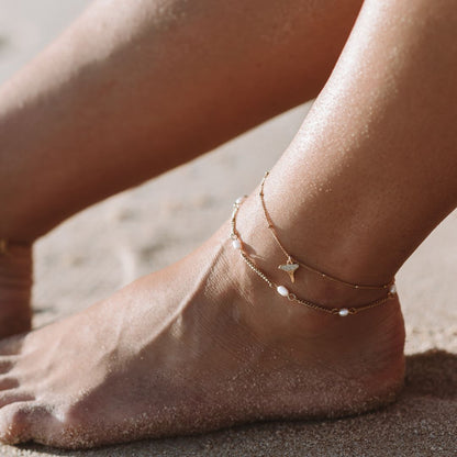 Shark Tooth Anklet