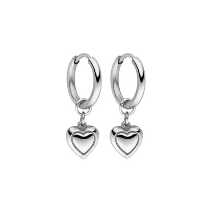 Boucles d'oreilles coeur 