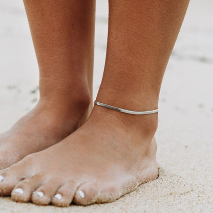 "Kauai" Herringbone Anklet