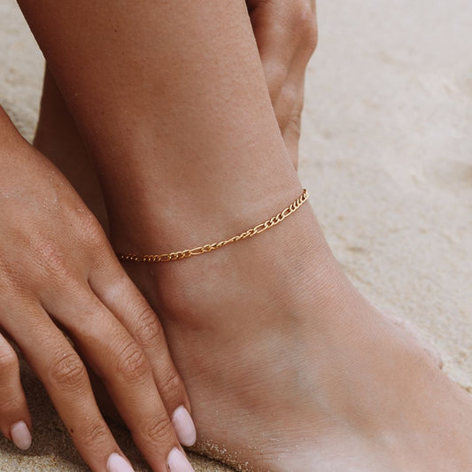 "Amalfi" Figaro Anklet