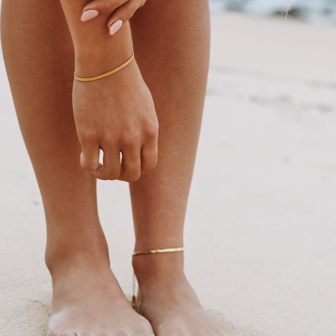 Bracelet de cheville à chevrons « Kauai » 