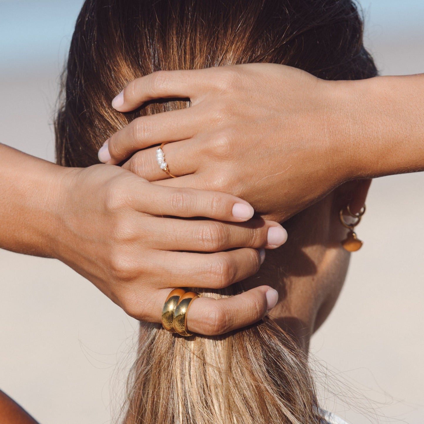 Bague double épaisse